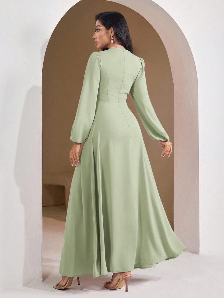 Rochie maxi SHEIN, verde