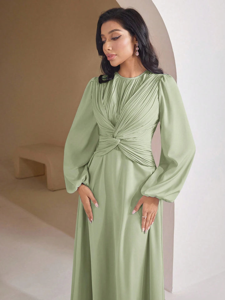 Rochie maxi SHEIN, verde