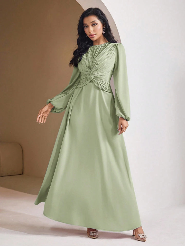 Rochie maxi SHEIN, verde