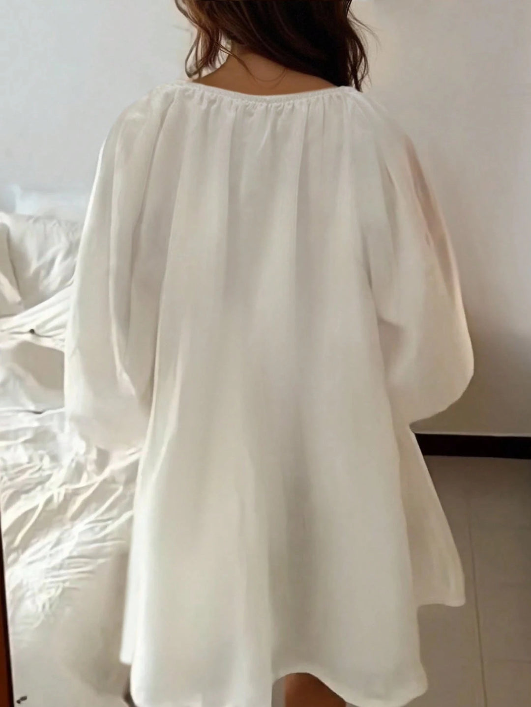 Rochie mini SHEIN, alb