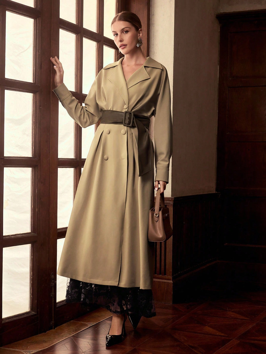 Trench SHEIN, bej