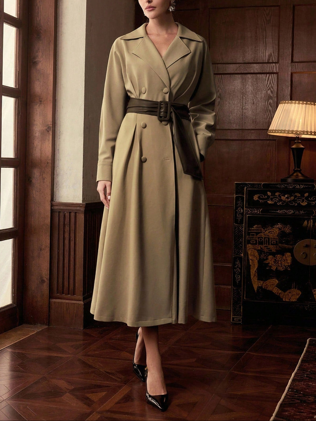 Trench SHEIN, bej