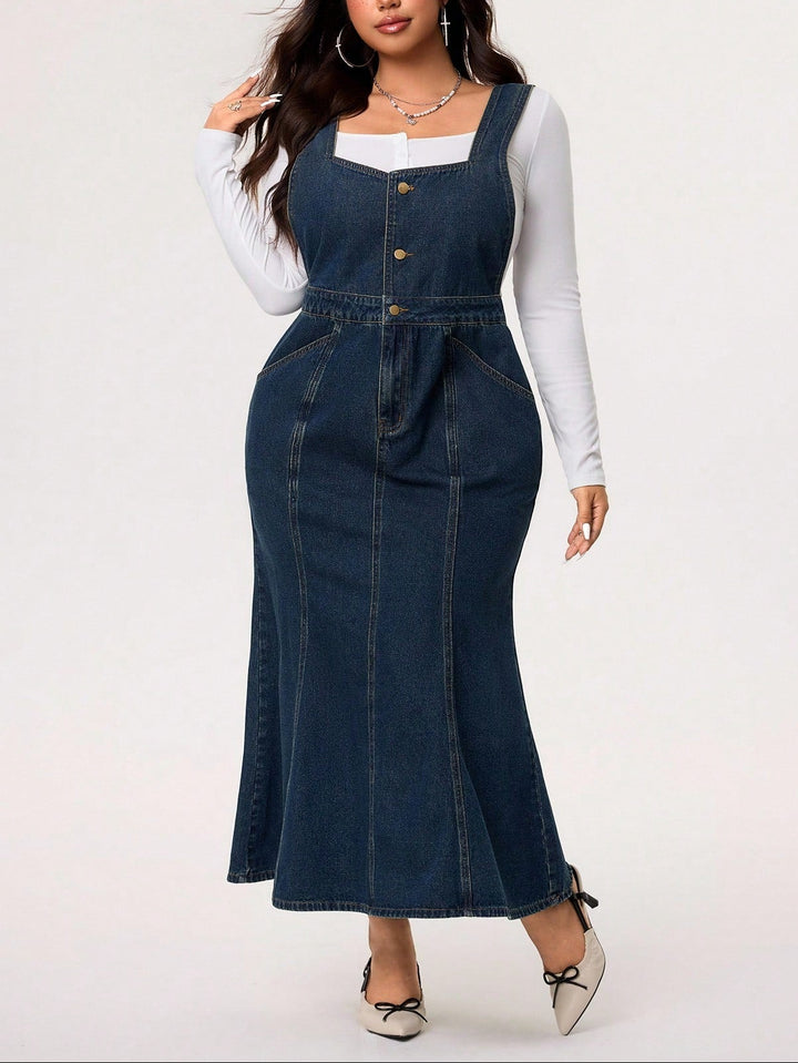 Rochei maxi SHEIN, albastru