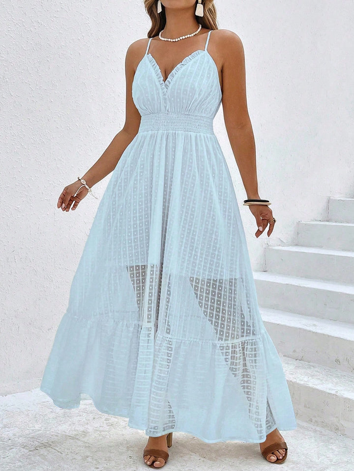 Rochie maxi SHEIN, albastru