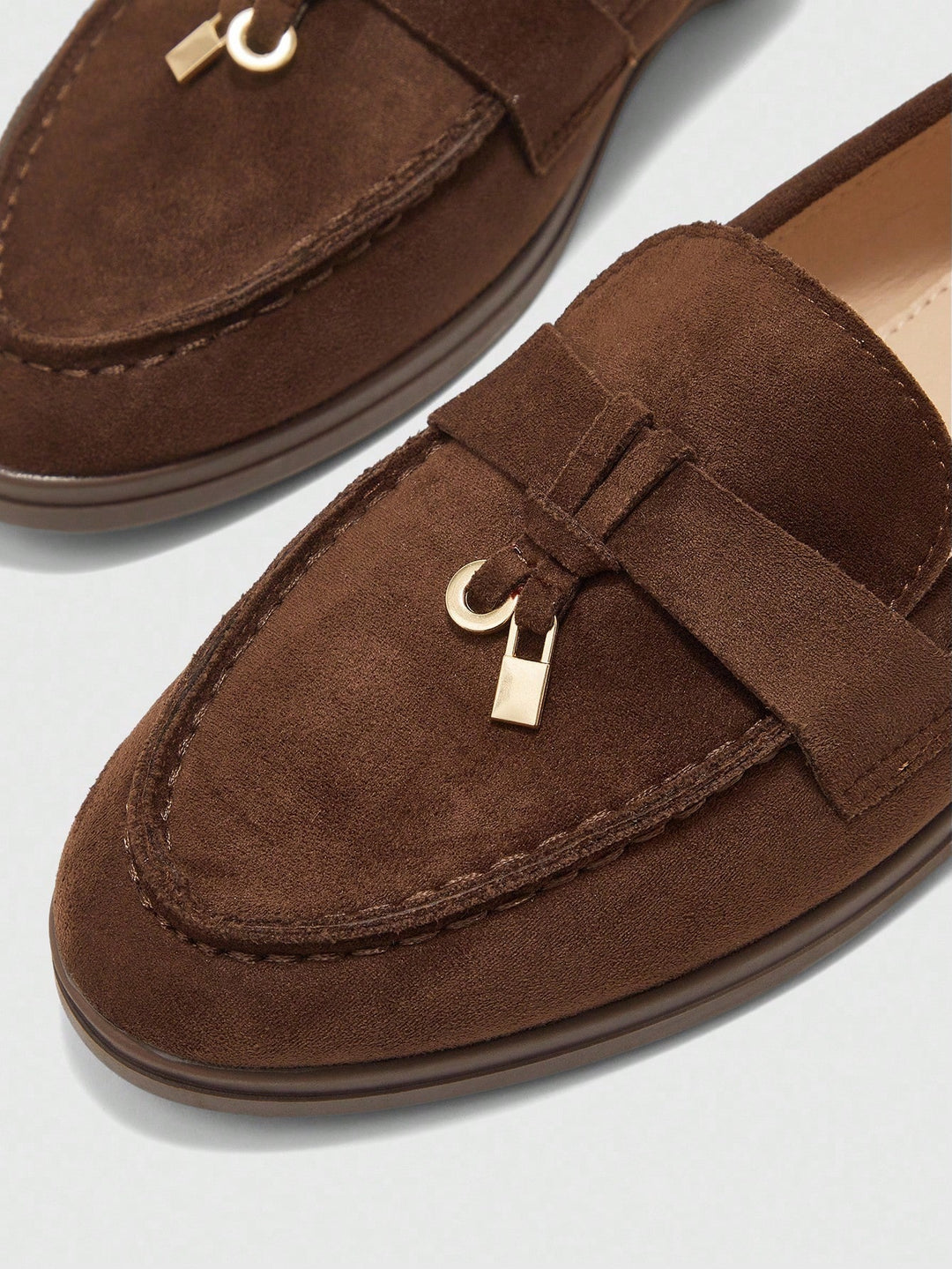 Mocasini SHEIN, maro