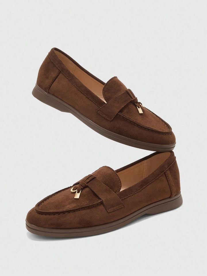 Mocasini SHEIN, maro