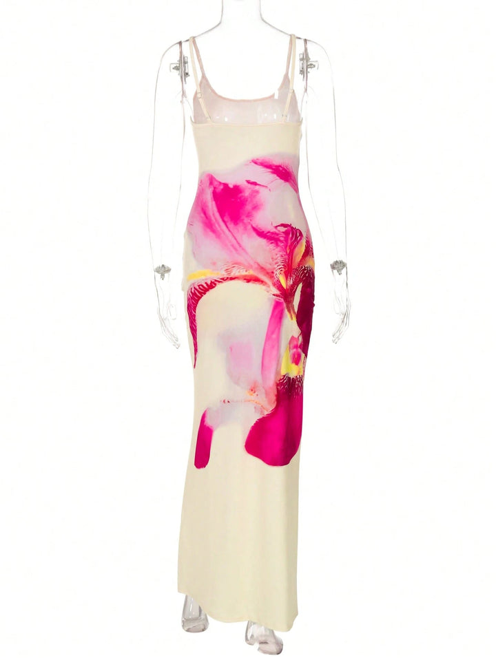 Rochie maxi SHEIN, mix culori