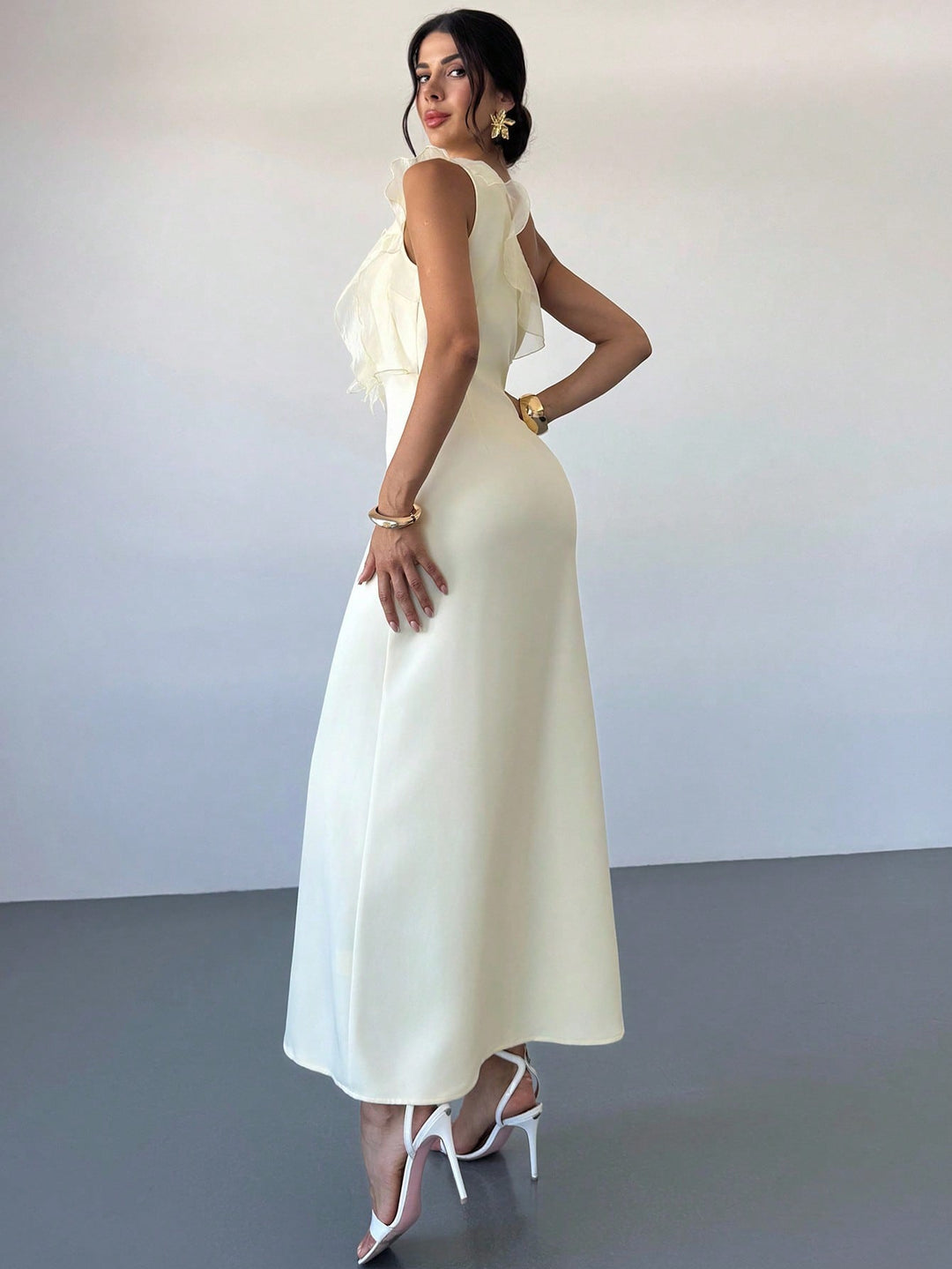 Rochie maxi SHEIN, galben