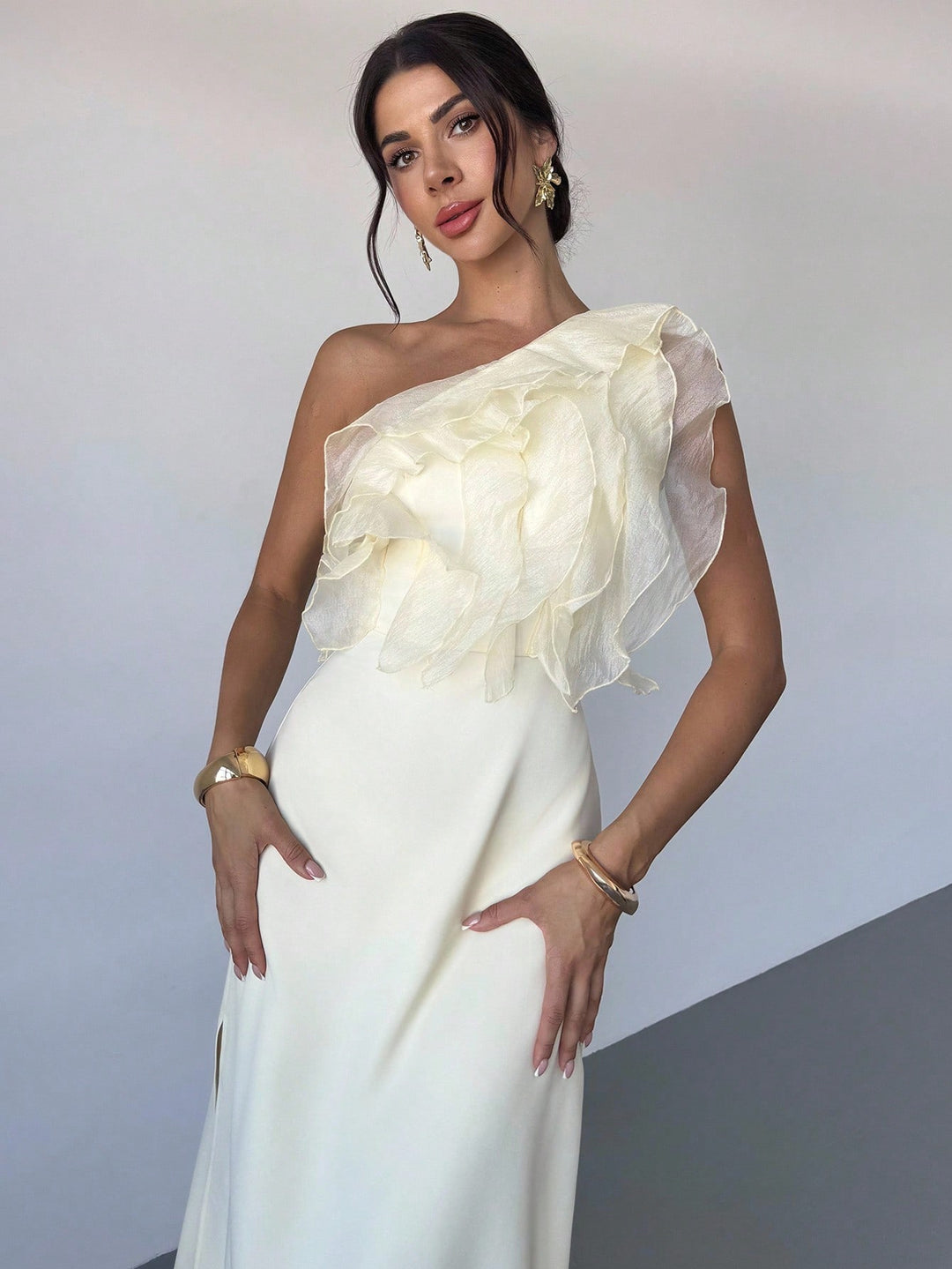 Rochie maxi SHEIN, galben
