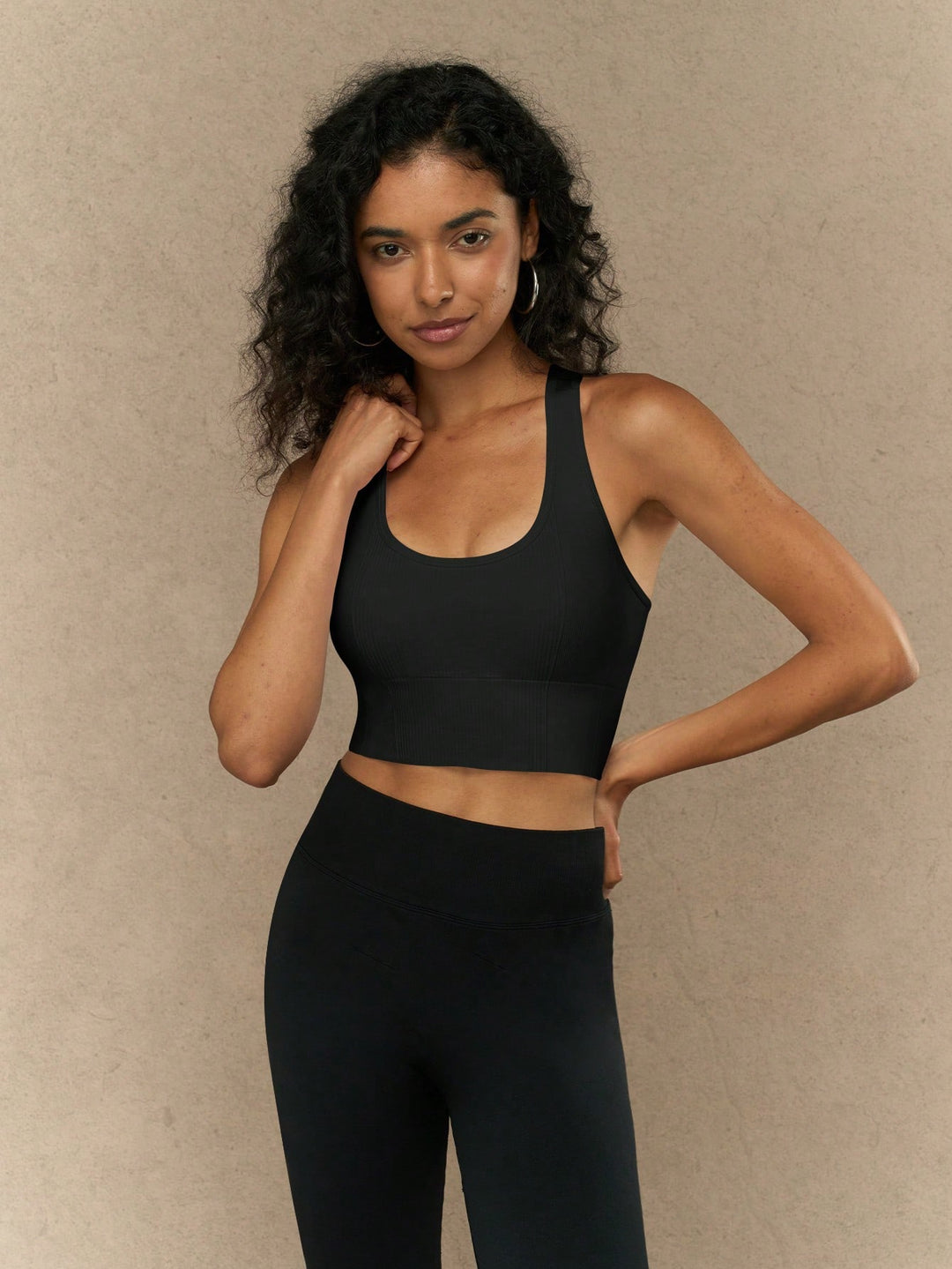 Bustieră sport SHEIN, negru