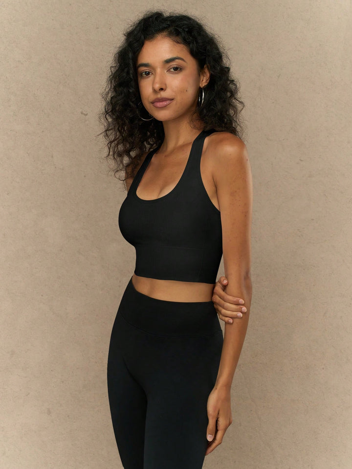 Bustieră sport SHEIN, negru
