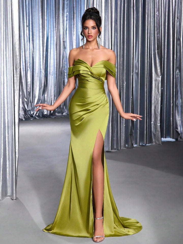 Rochie maxi SHEIN, verde