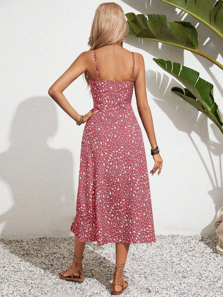Rochie midi SHEIN, roz