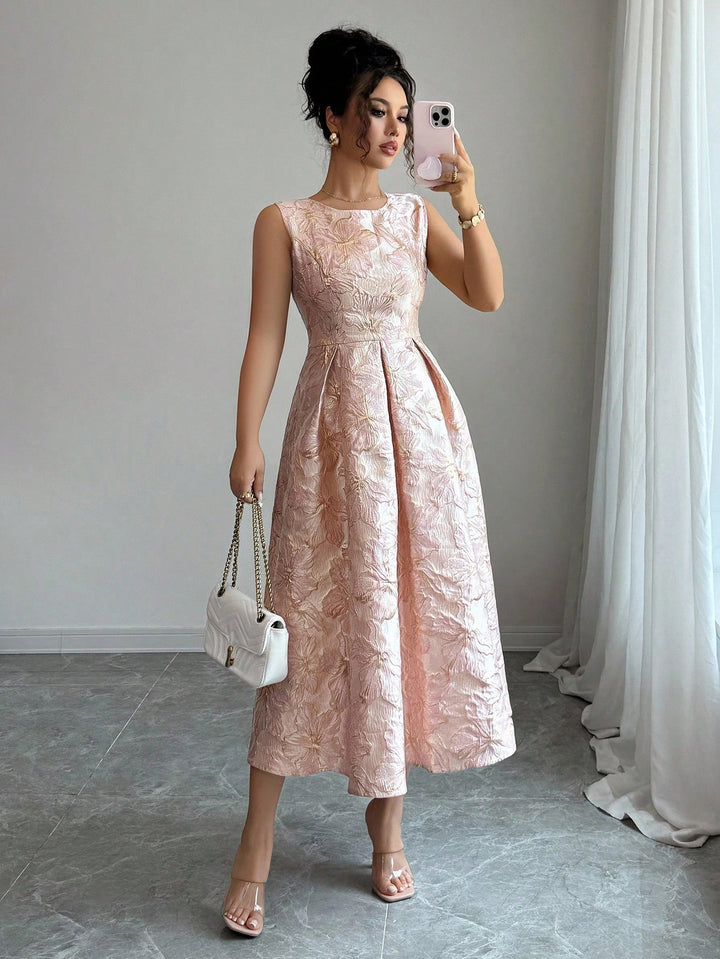 Rochie midi SHEIN, roz