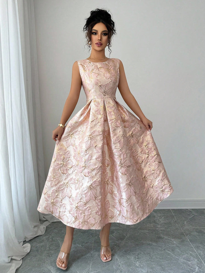 Rochie midi SHEIN, roz