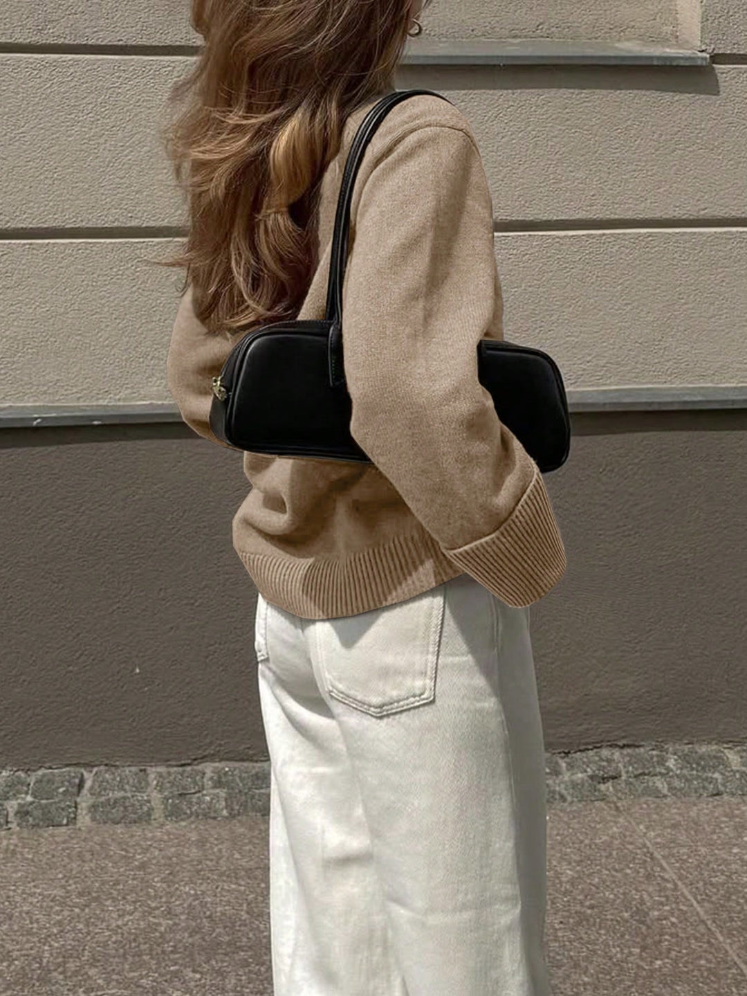 Cardigan SHEIN, maro