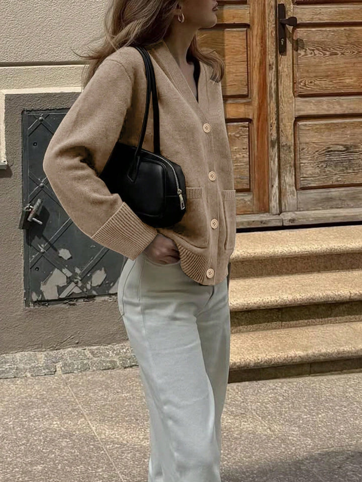 Cardigan SHEIN, maro