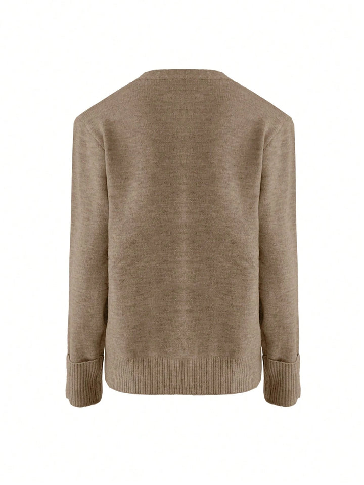 Cardigan SHEIN, maro
