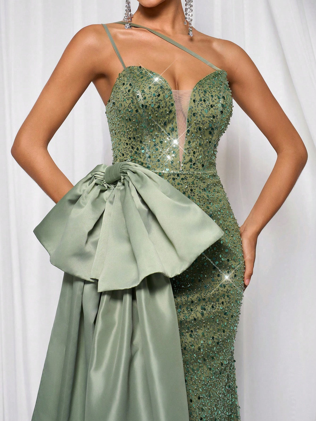 Rochie SHEIN, verde