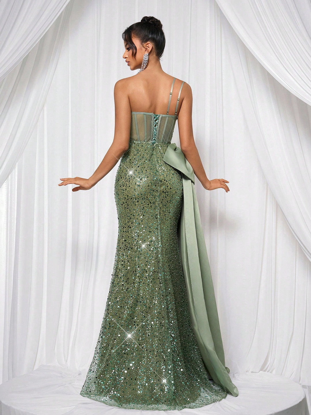 Rochie SHEIN, verde