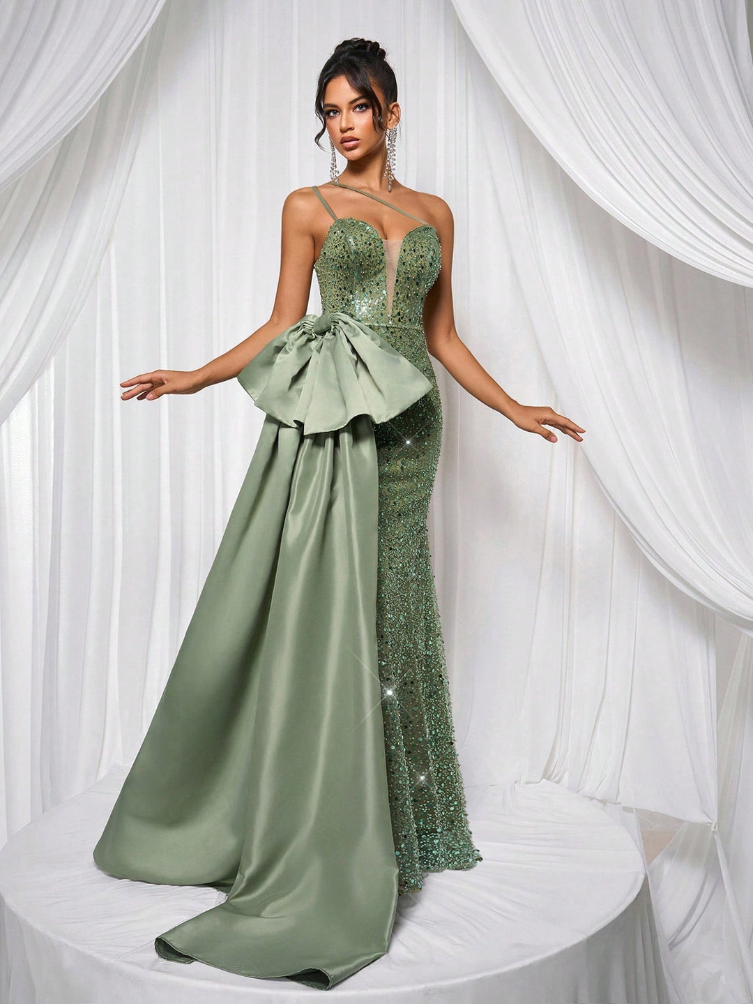 Rochie SHEIN, verde