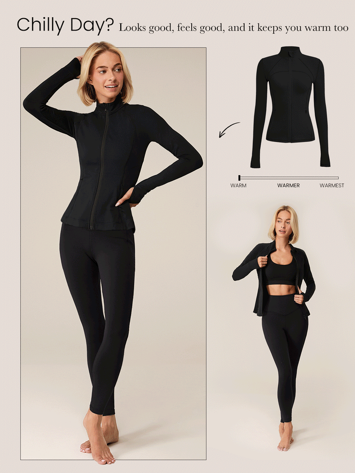 Jachetă sport SHEIN, negru