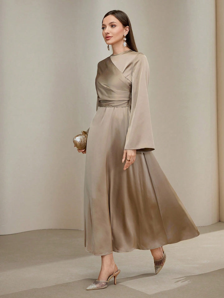 Rochie maxi SHEIN, kaki