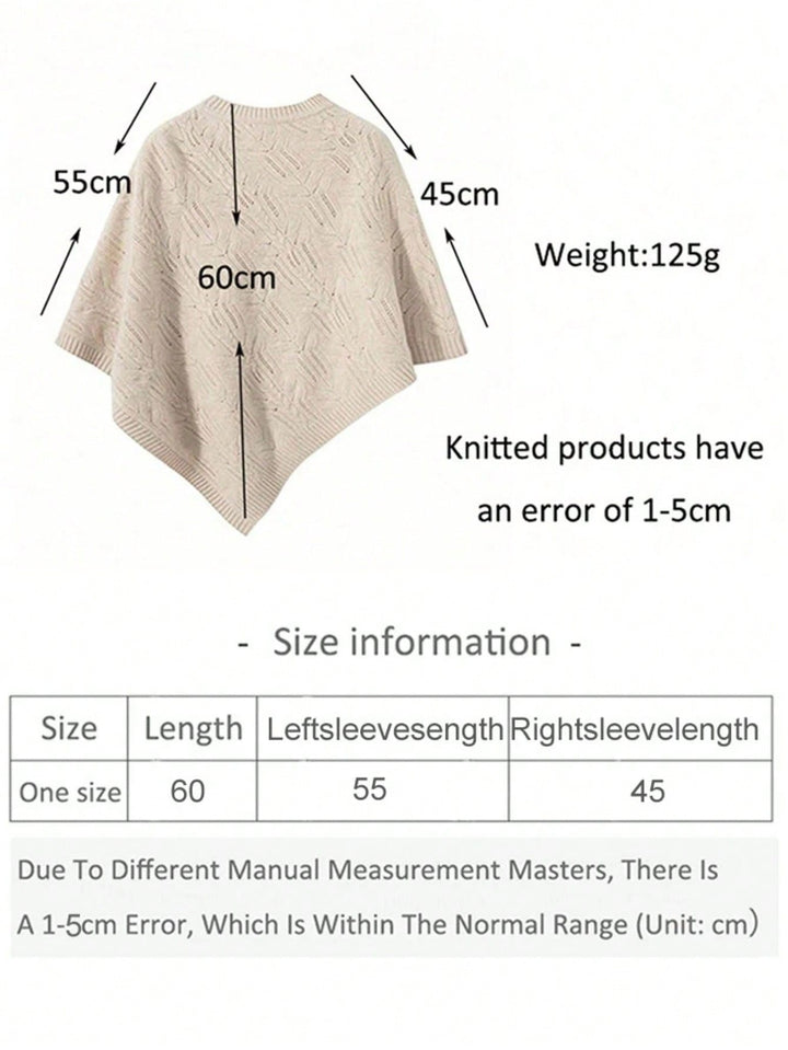 Poncho SHEIN, crem
