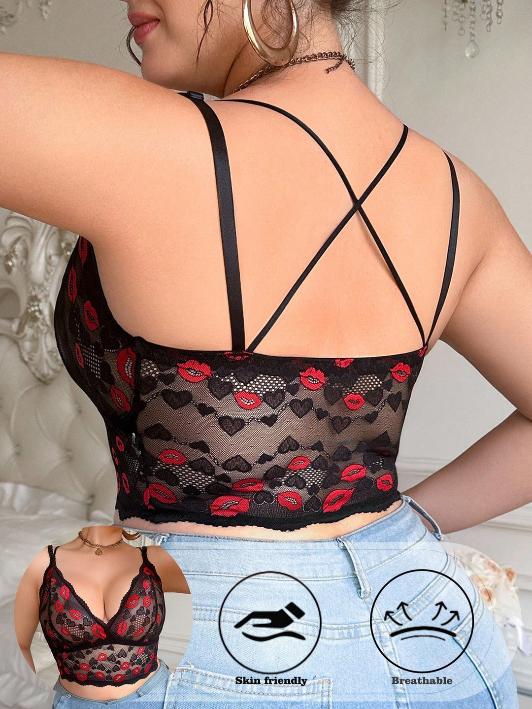 Sutien SHEIN, negru