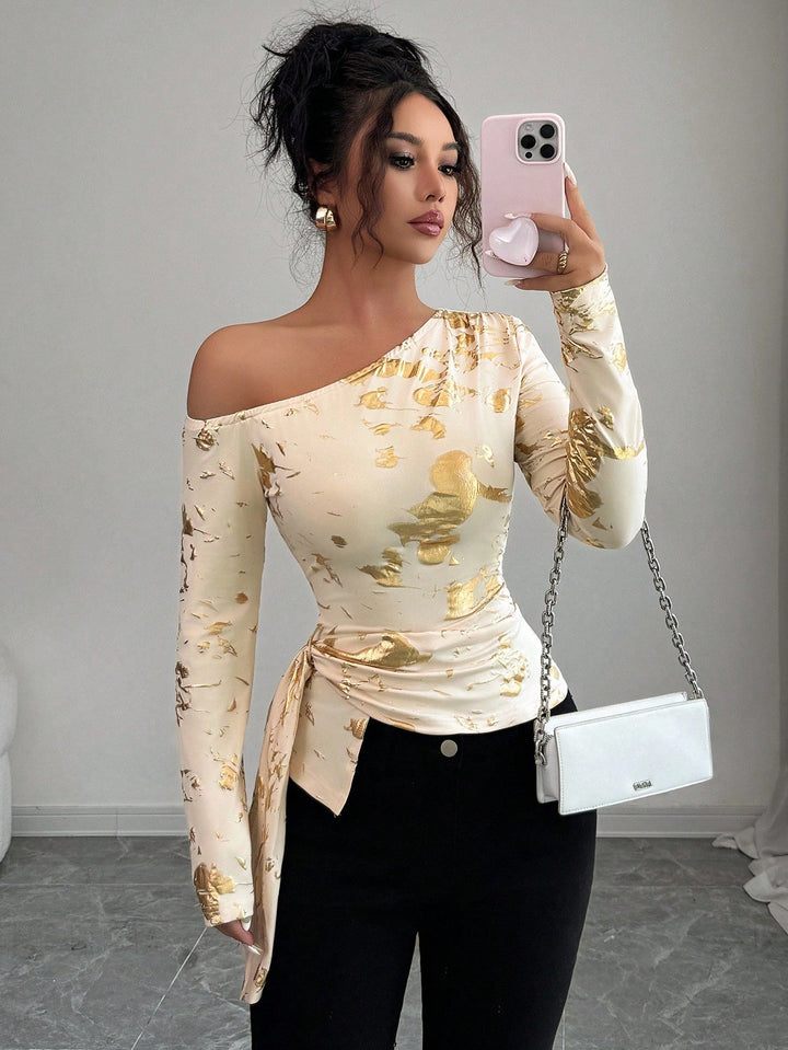 Tricou SHEIN, bej