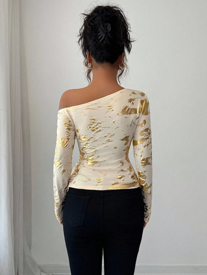 Tricou SHEIN, bej