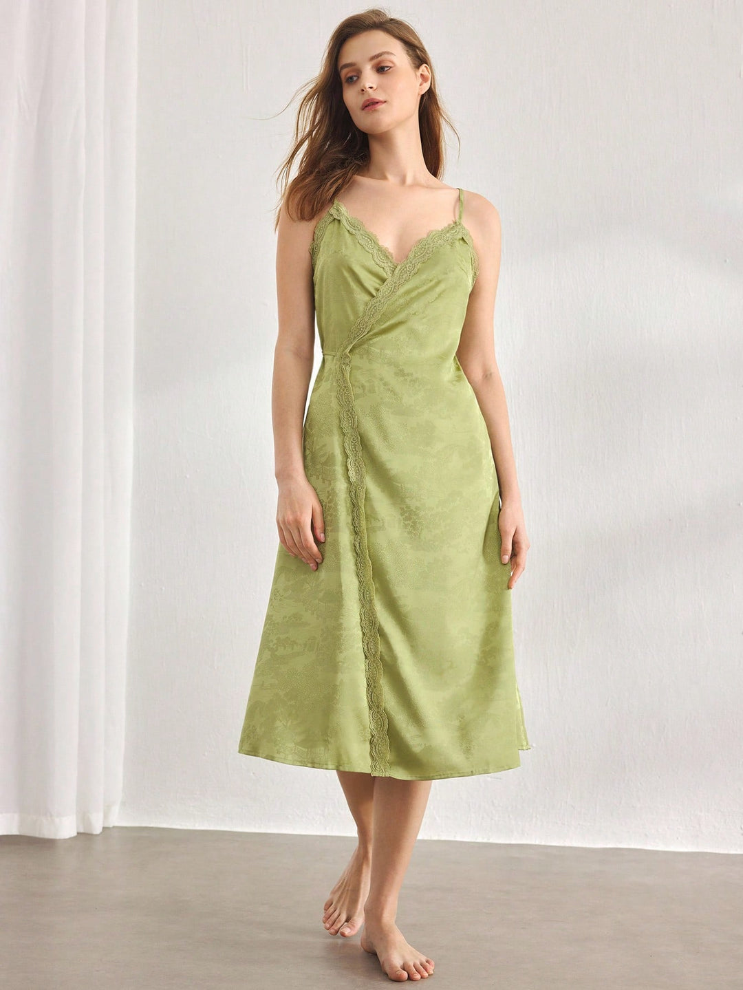 Rochie de noapte SHEIN, verde