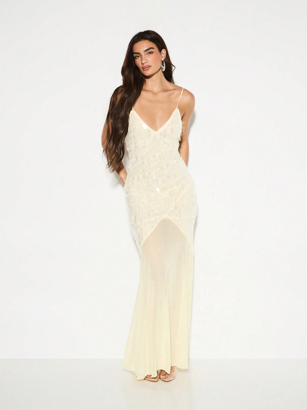 Rochie maxi SHEIN, galben