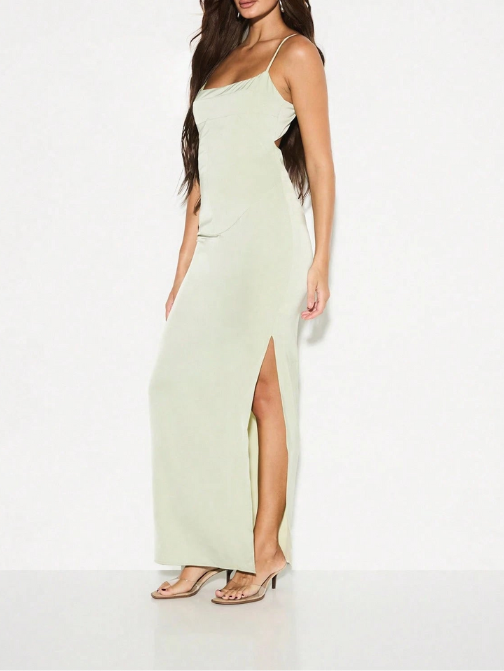 Rochie maxi SHEIN, verde
