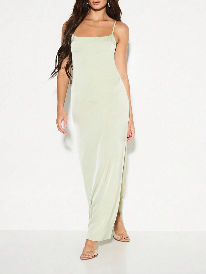Rochie maxi SHEIN, verde