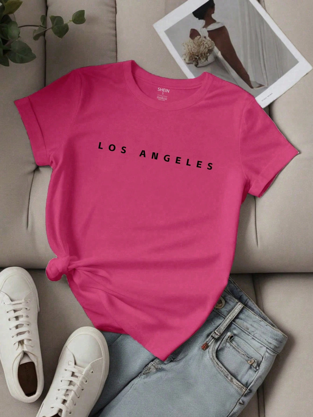 Tricou SHEIN, roz