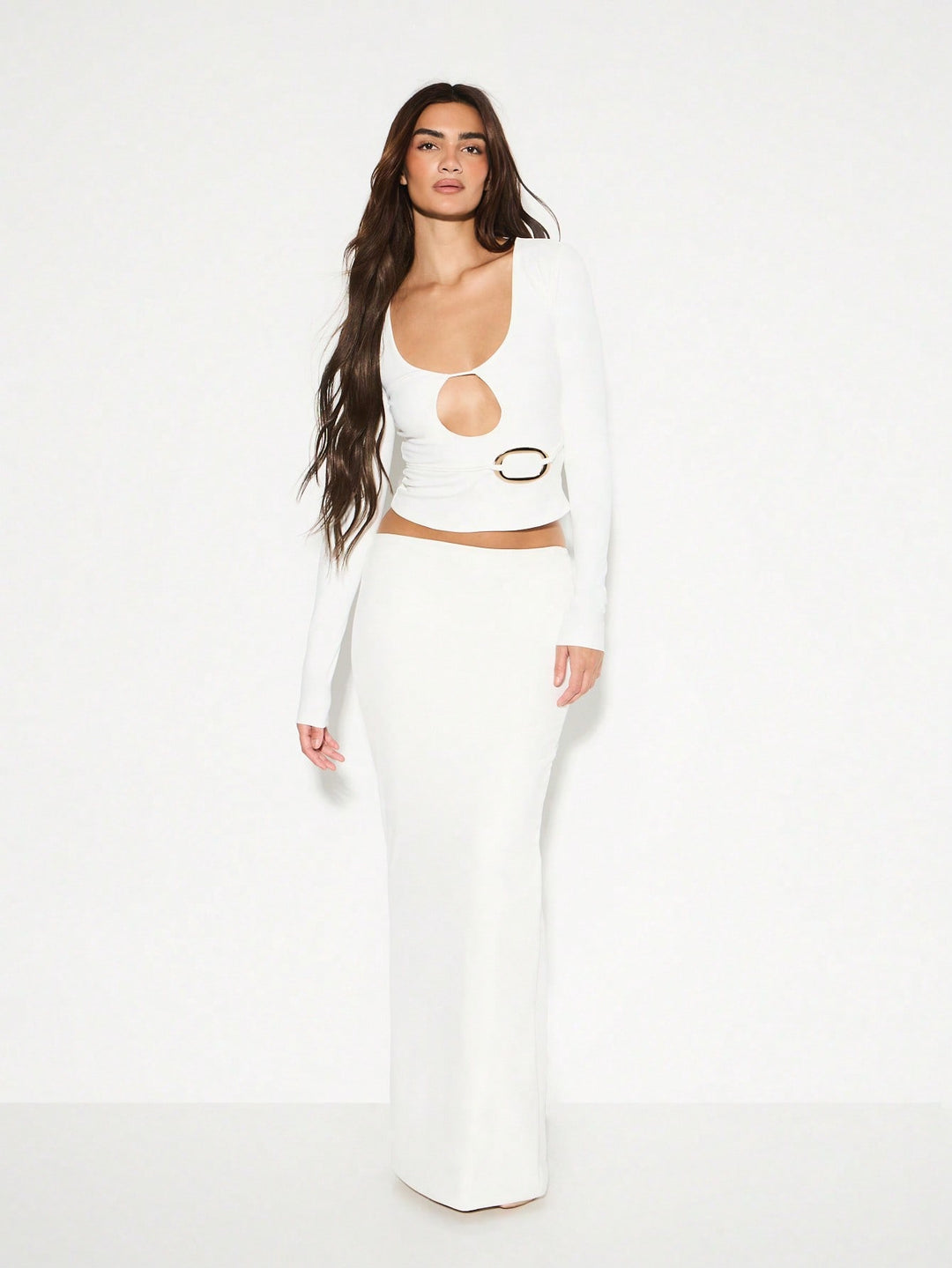 Top SHEIN, alb