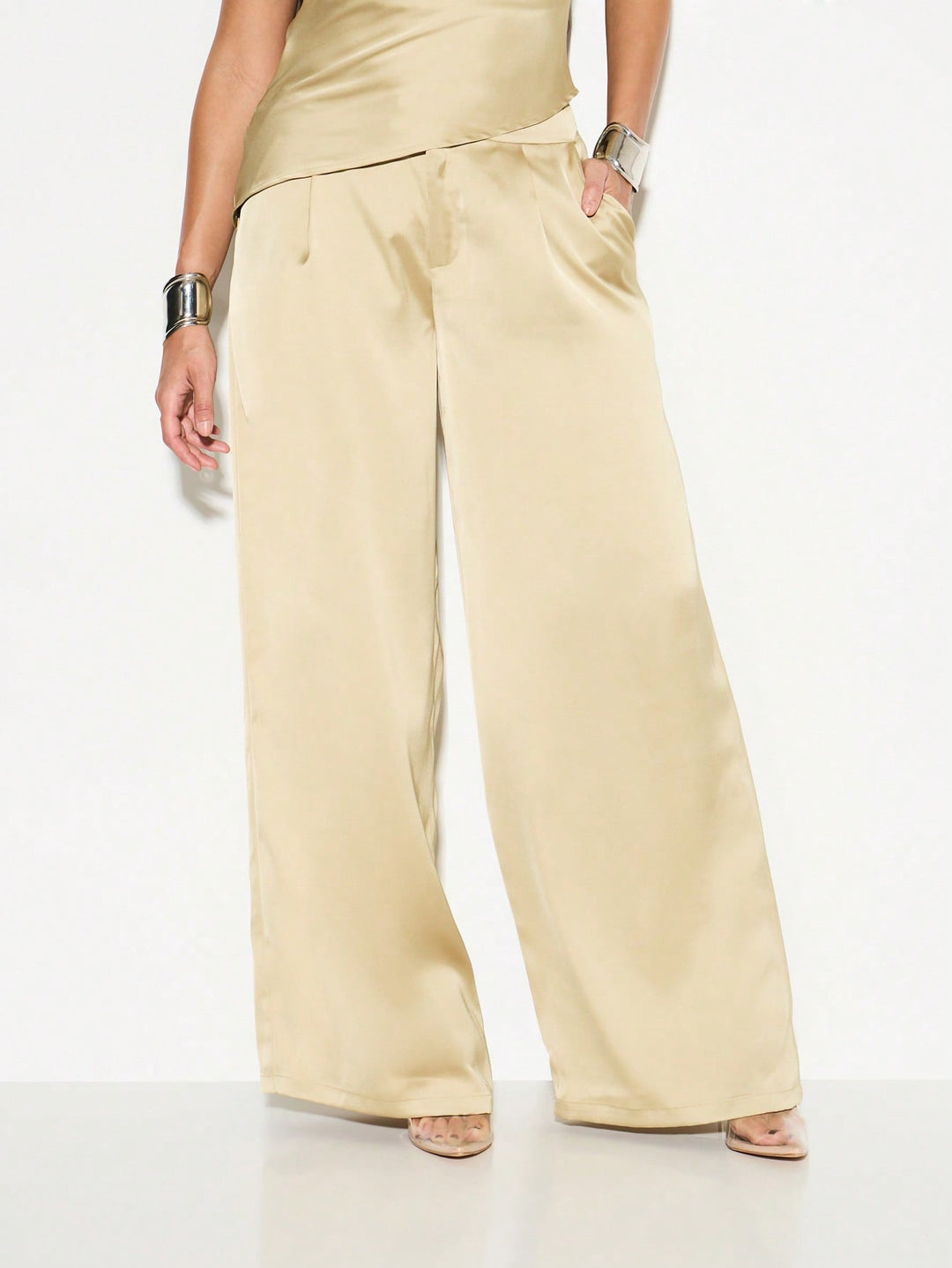 Pantaloni SHEIN, kaki