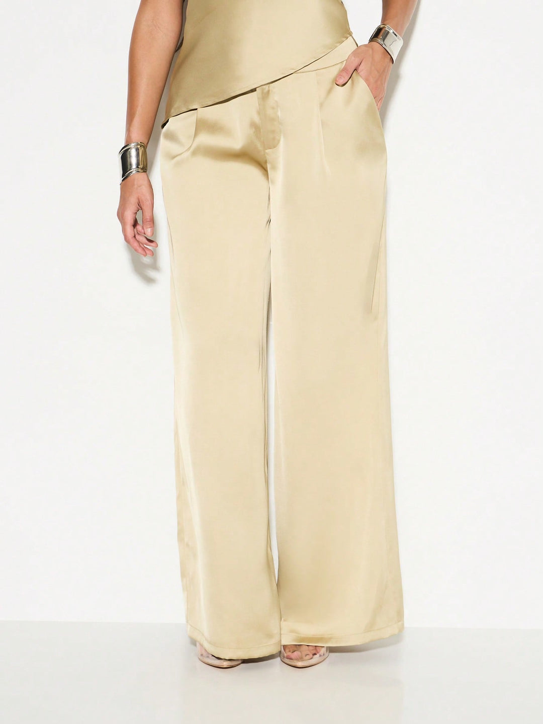 Pantaloni SHEIN, kaki
