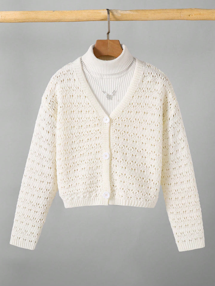 Cardigan SHEIN, crem