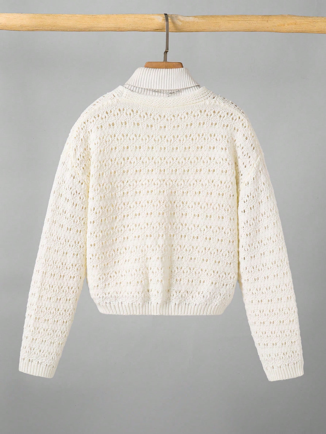 Cardigan SHEIN, crem