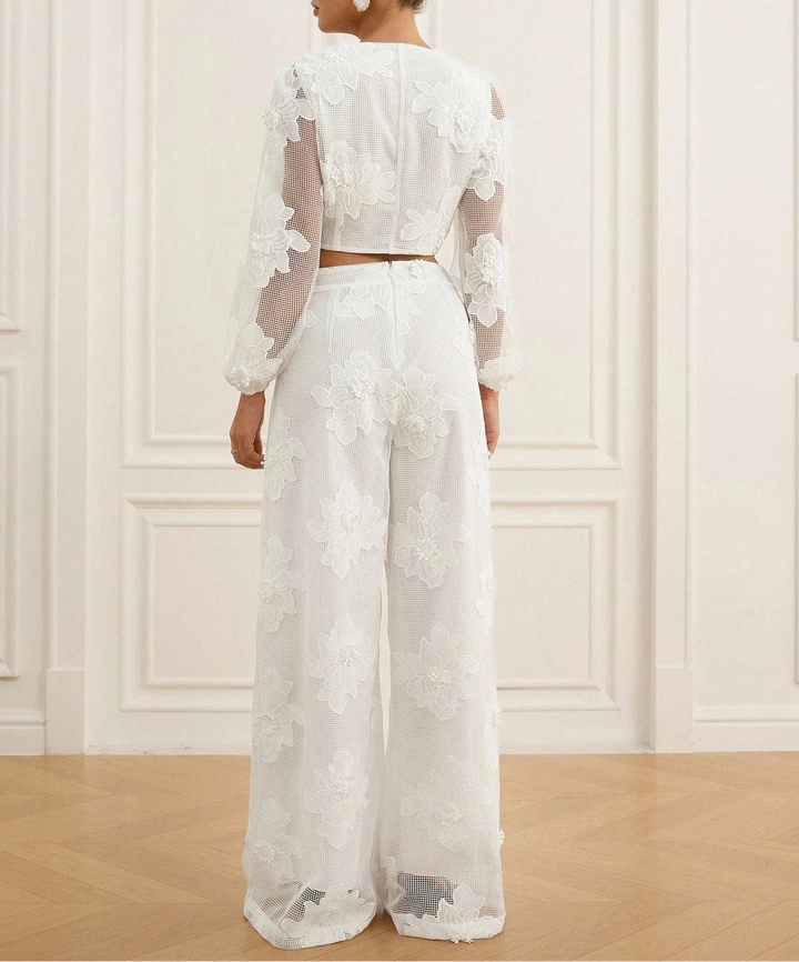 Compleu Aveloria by Shein, alb