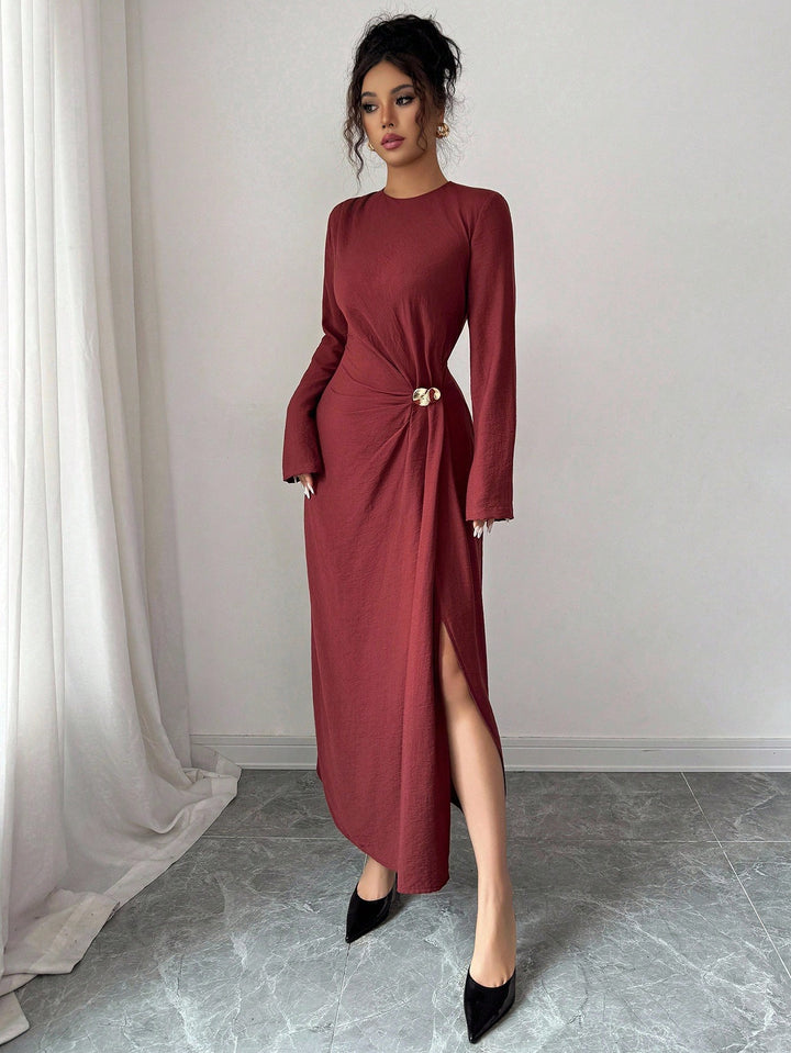 Rochie maxi SHEIN, vișiniu