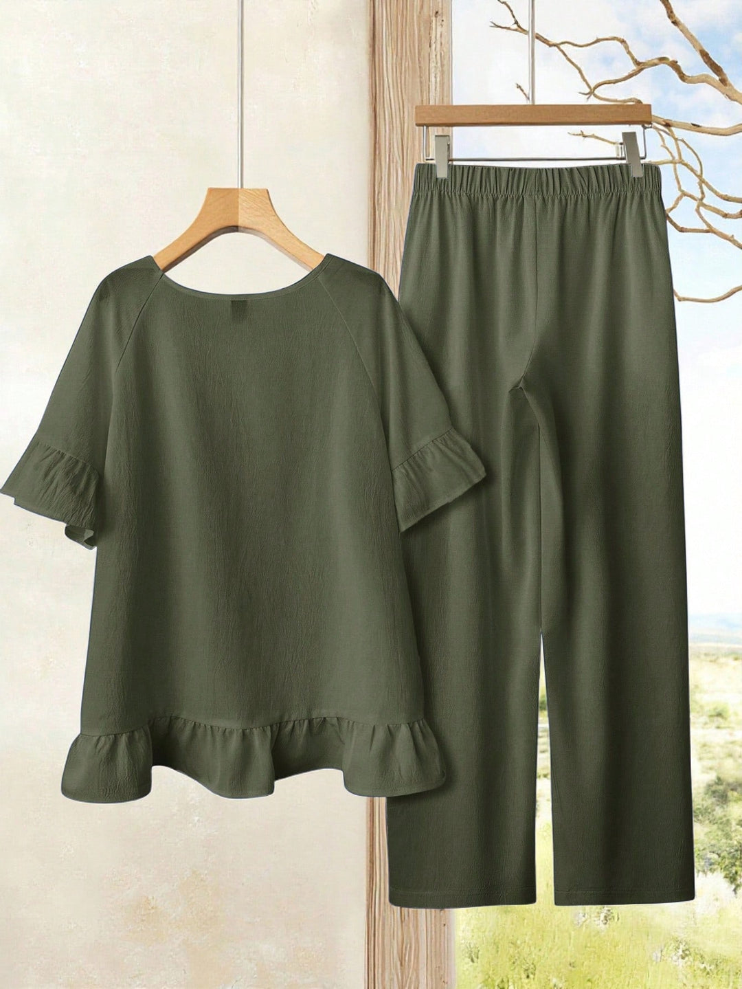 SHEIN összeállítás, khaki