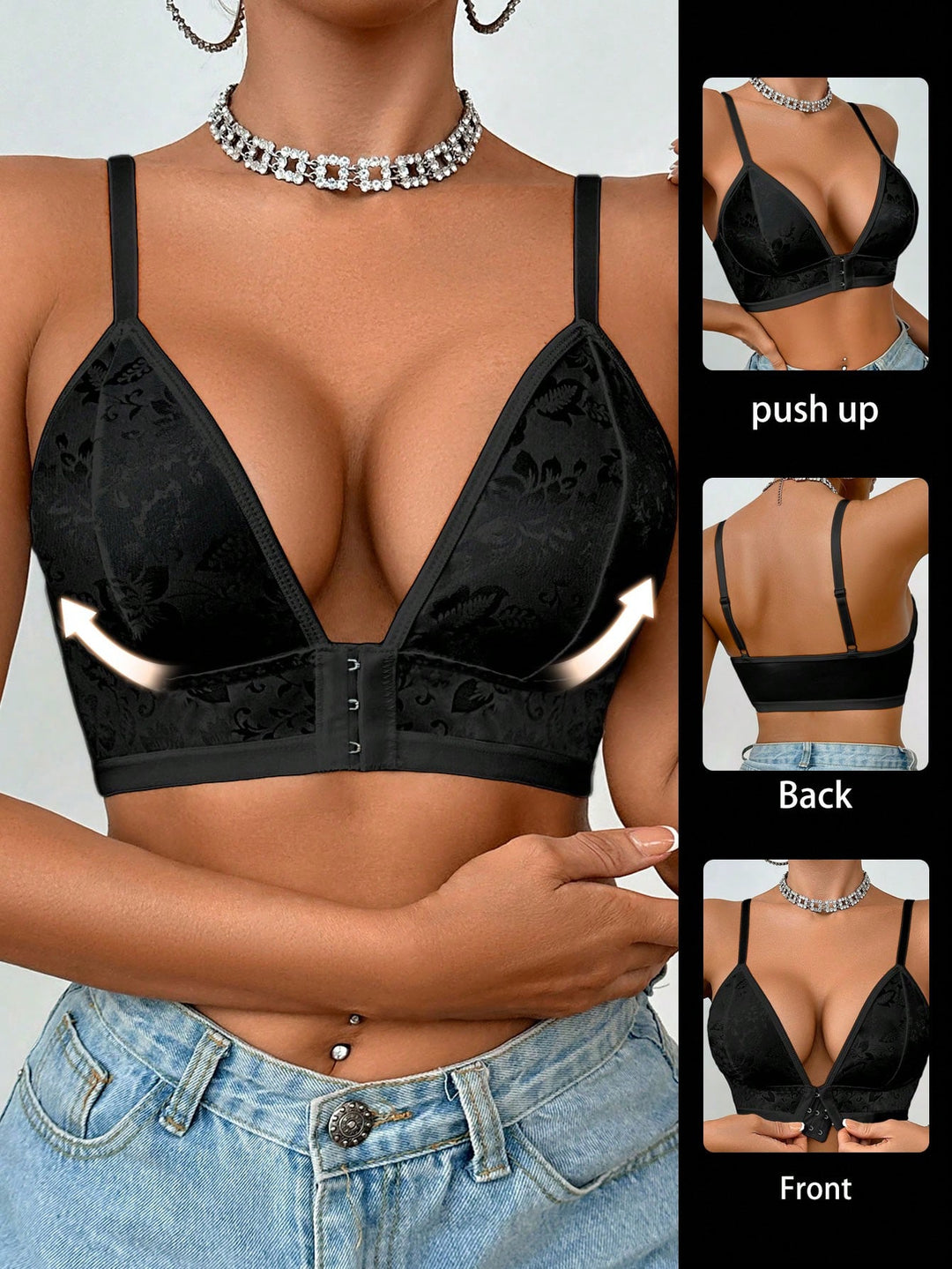 Sutien SHEIN, negru