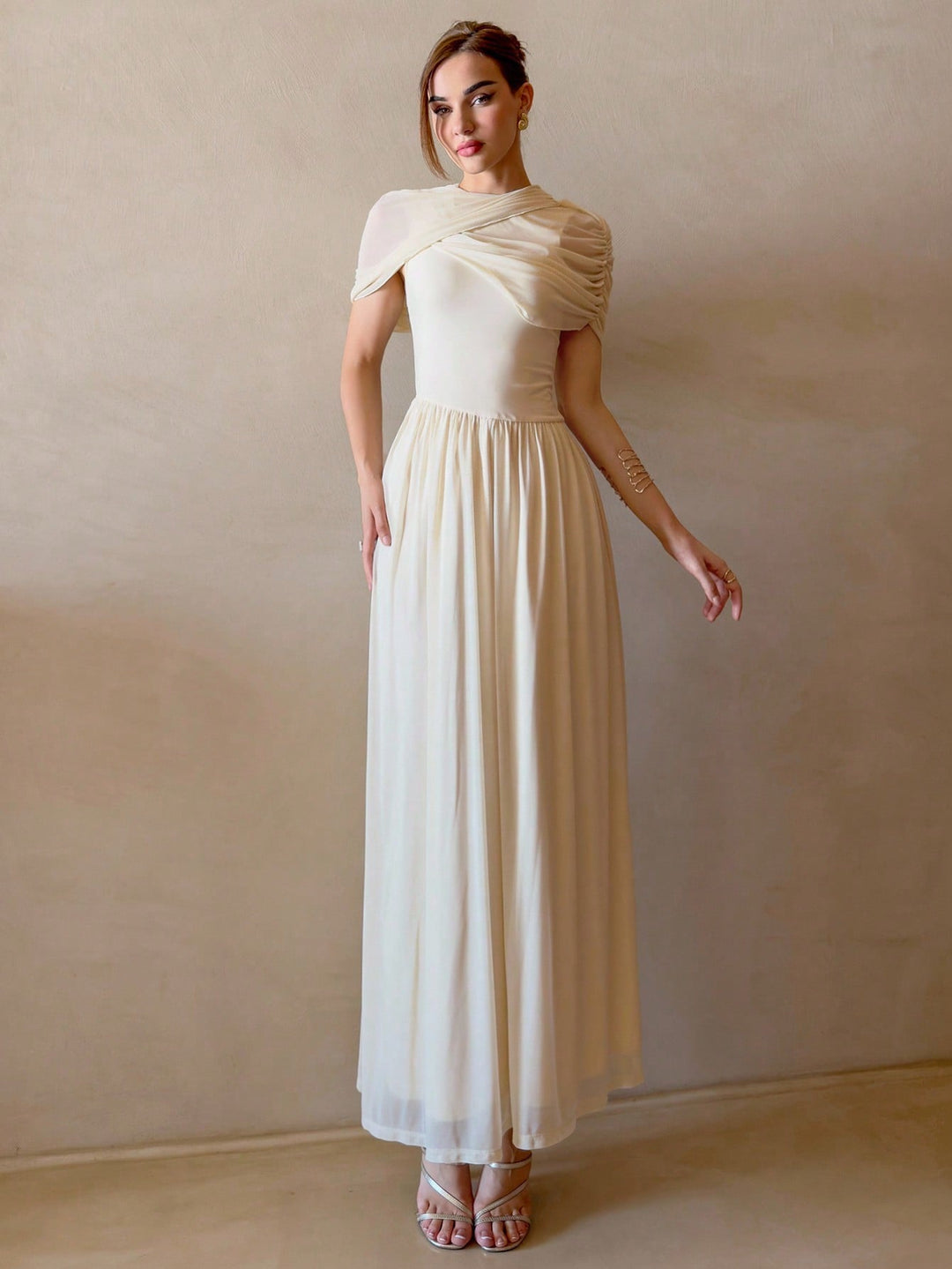 Rochie maxi SHEIN, portocaliu