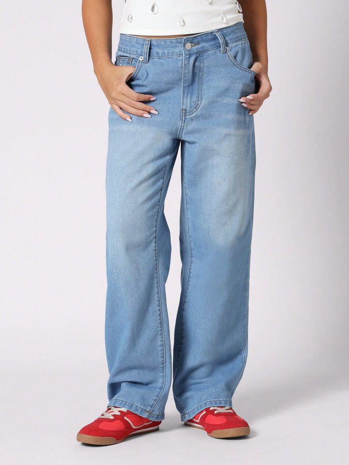 Jeans SHEIN, albastru