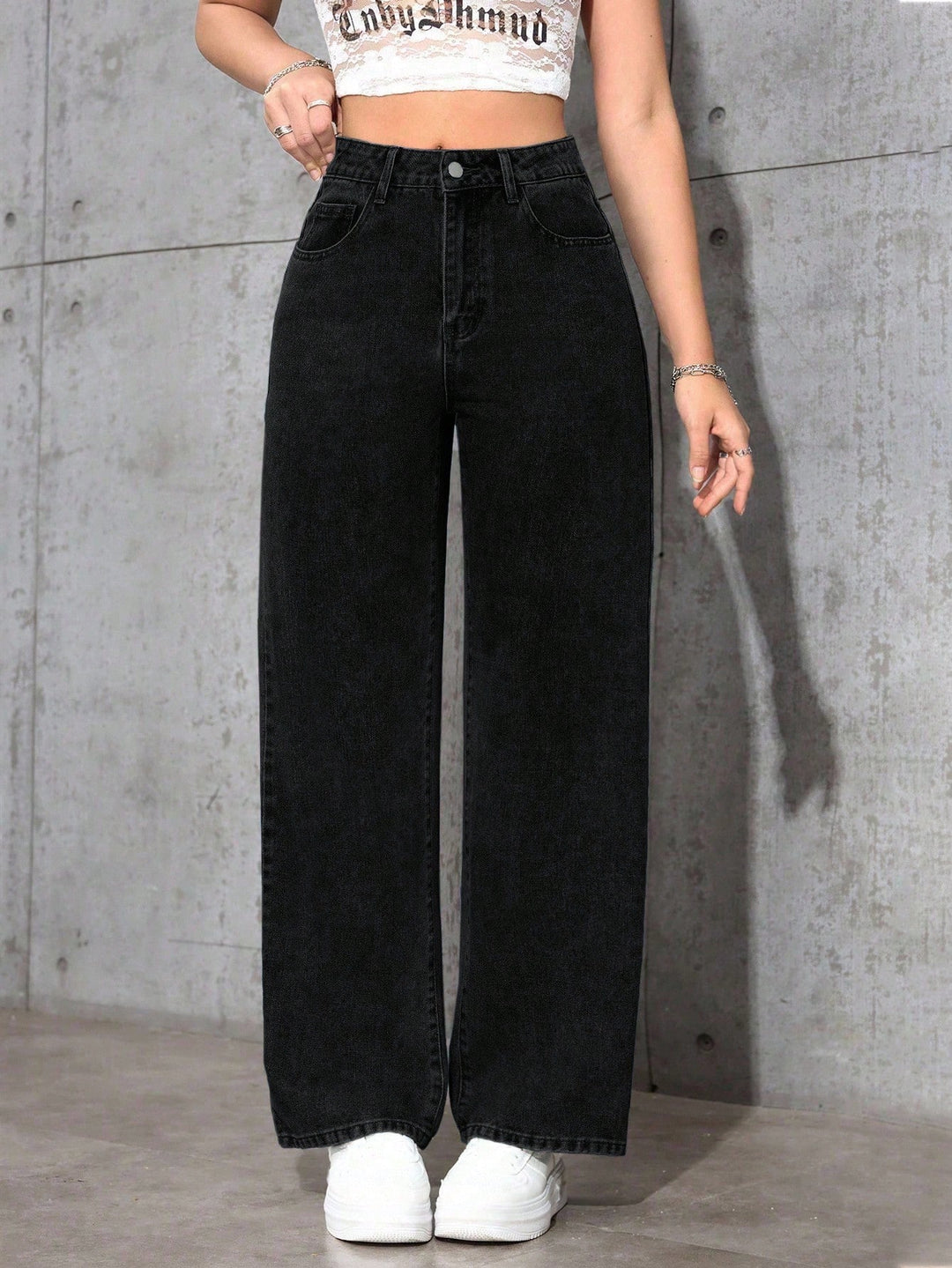 Jeans SHEIN, negru