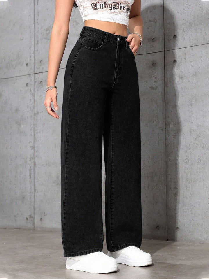 Jeans SHEIN, negru