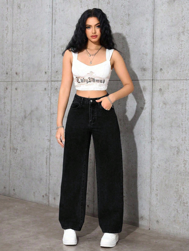 Jeans SHEIN, negru